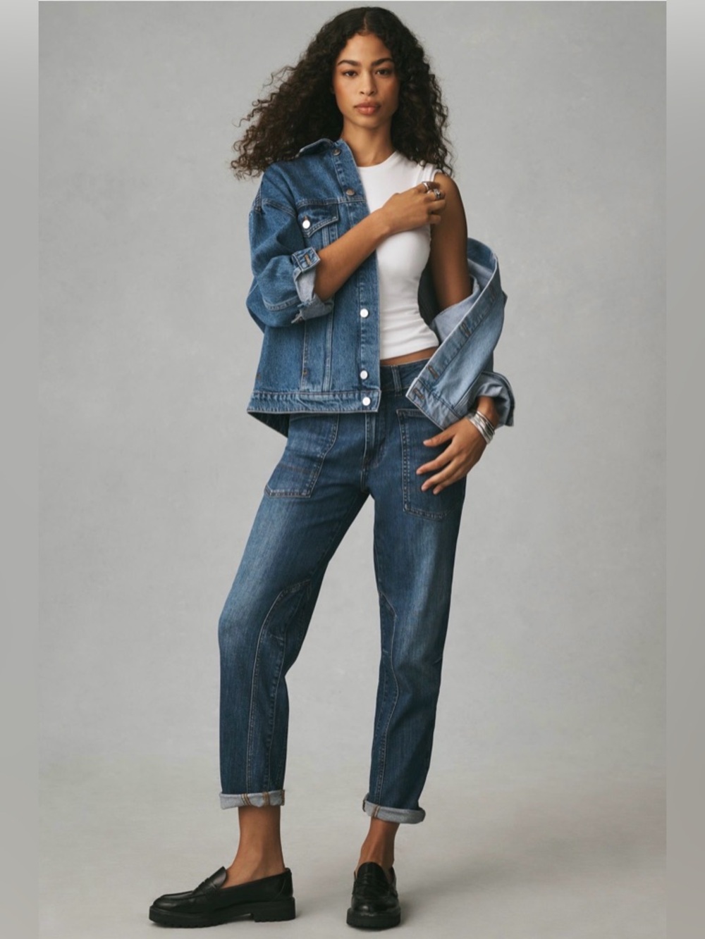 Pilcro Wanderer Mid Rise Relaxed Jeans - 29